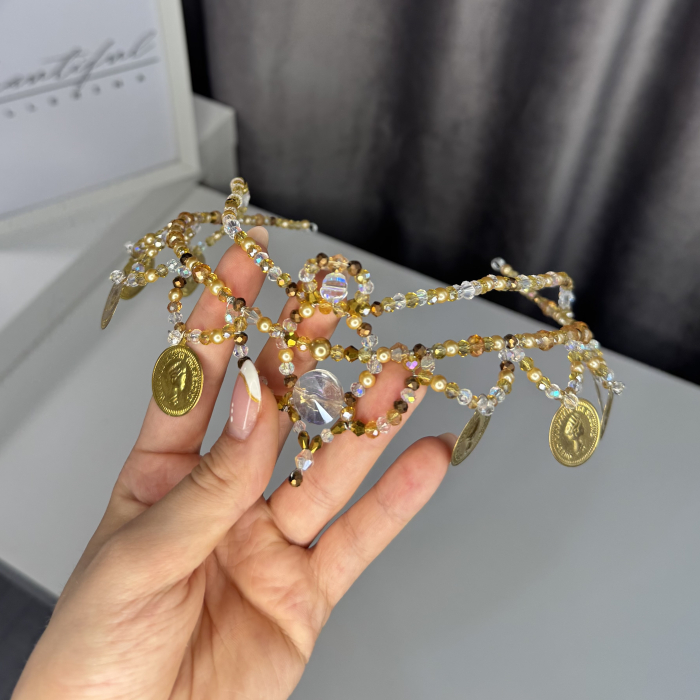 Tiara - gold - Esmeralda [7]