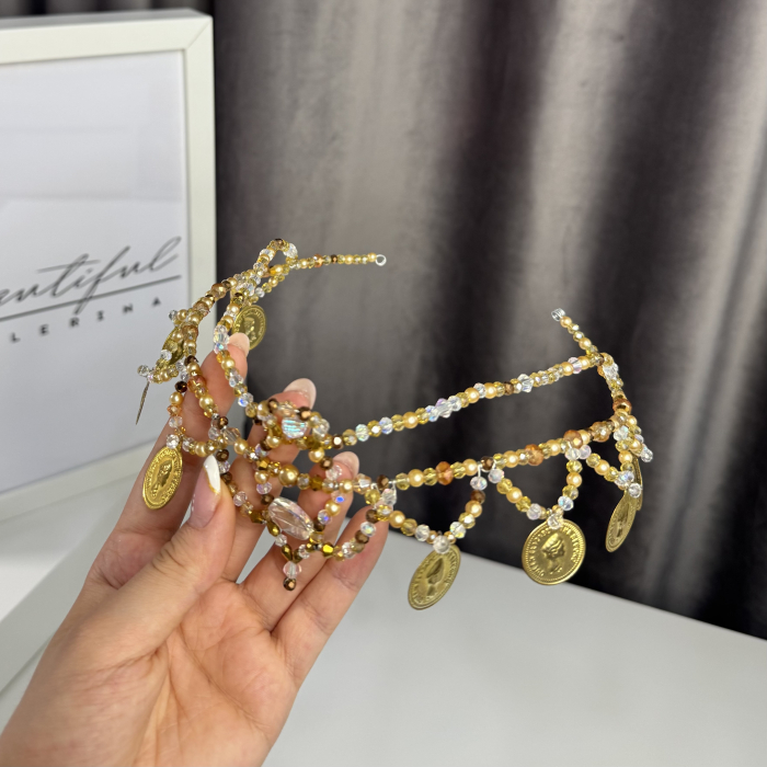 Tiara - gold - Esmeralda [5]