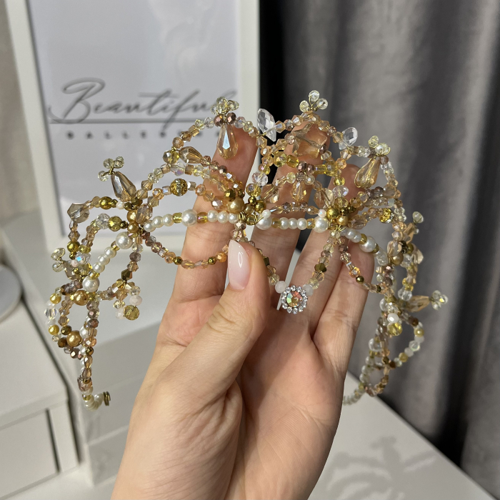 Tiara - gold - Nikiya [3]