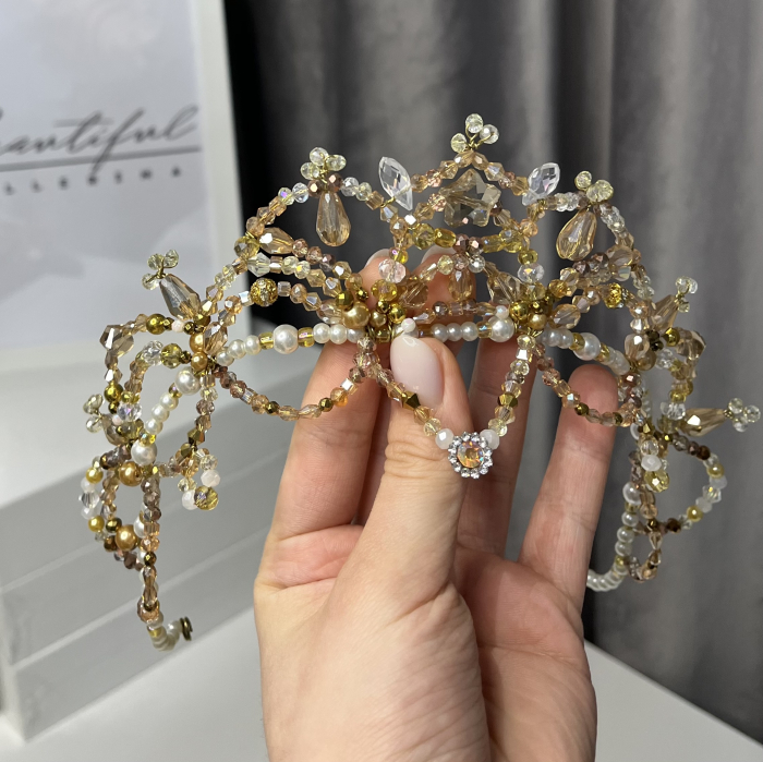 Tiara - gold - Nikiya [6]