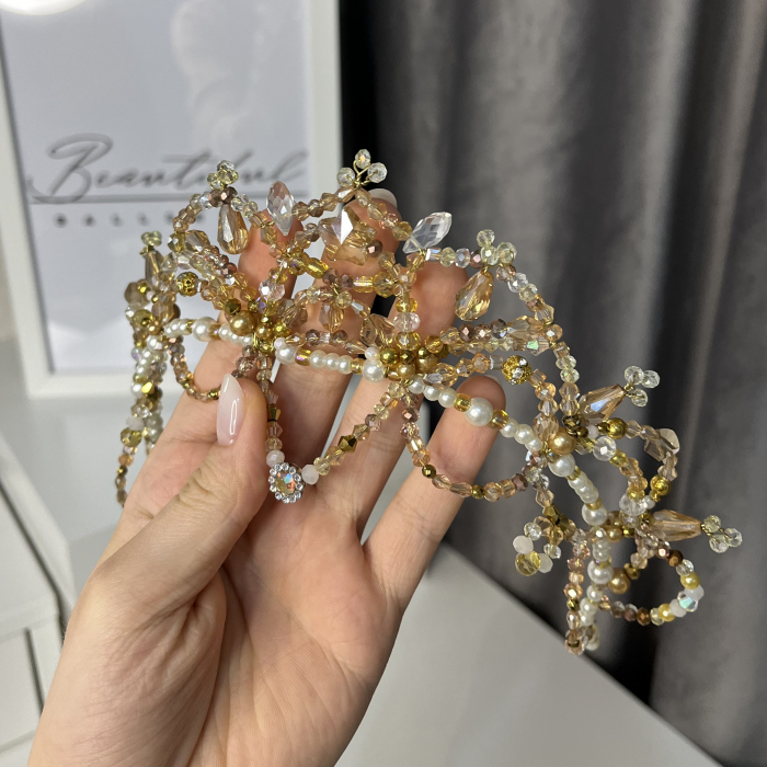 Tiara - gold - Nikiya [9]