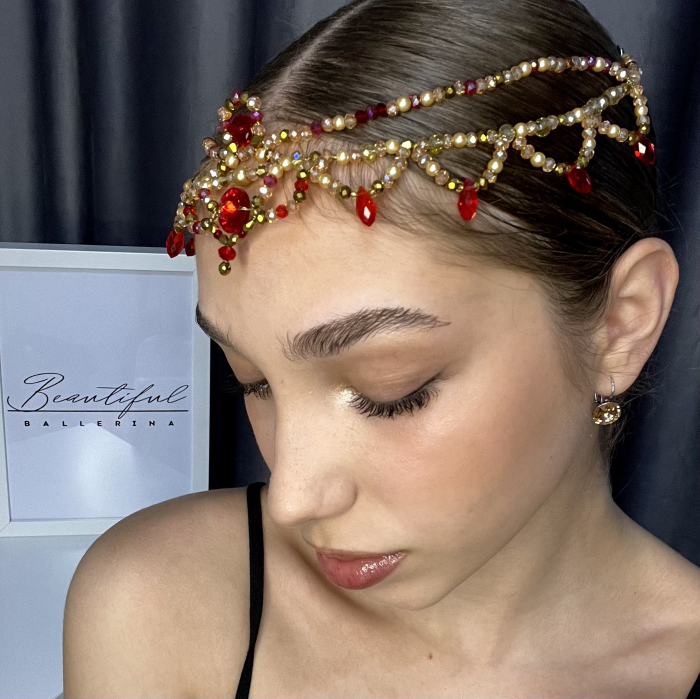 Tiara gold & red - Esmeralda [5]