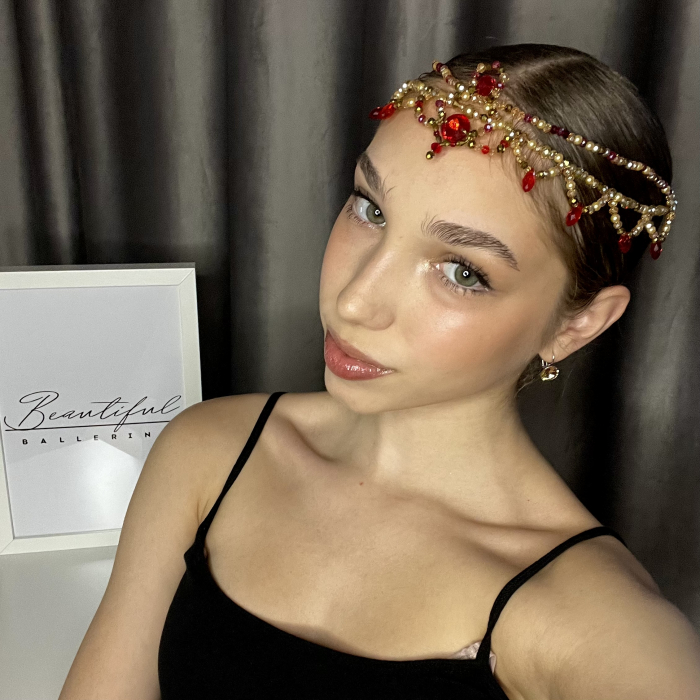 Tiara gold & red - Esmeralda [8]
