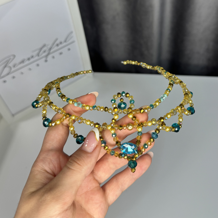 Tiara gold & turquoise - Corsaire [2]
