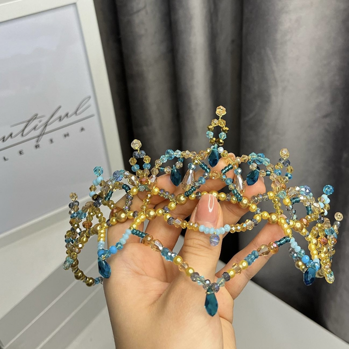 Tiara gold & turquoise - Odalisque [3]