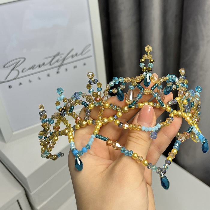 Tiara gold & turquoise - Odalisque [2]