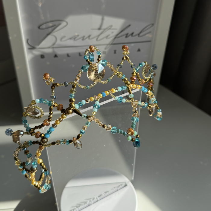 Tiara gold & turquoise - Pas D’esclave [4]