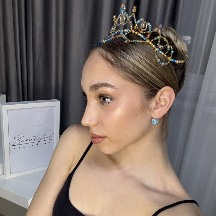 Tiara gold & turquoise - Pas D’esclave [3]