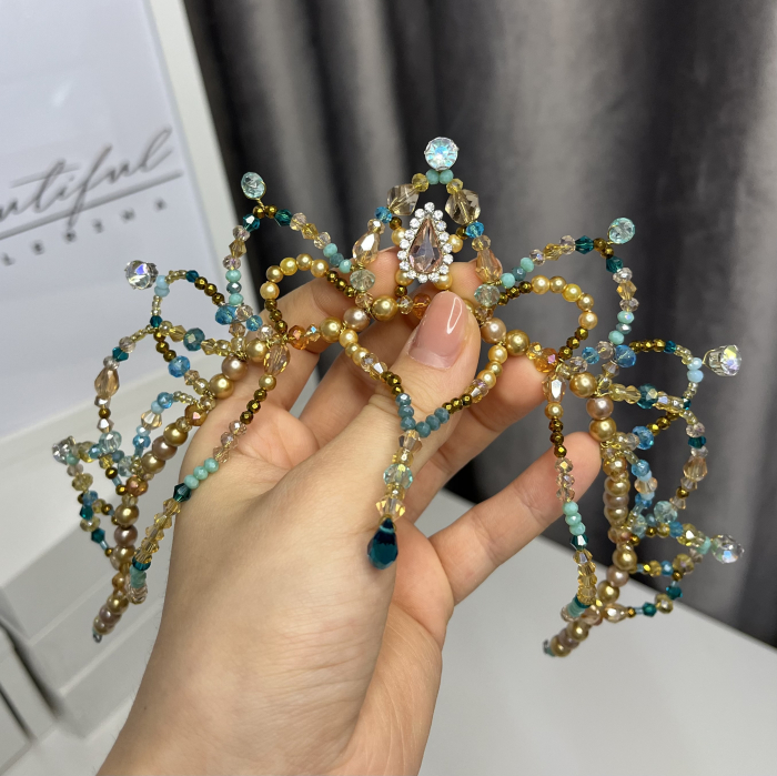 Tiara gold & turquoise - Talisman [3]