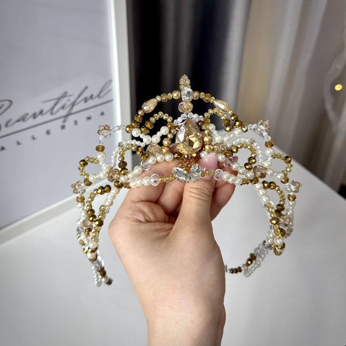 Tiara - gold & white - Raymonda [5]