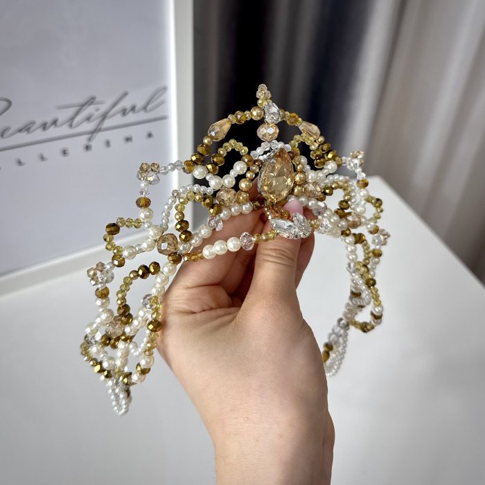 Tiara - gold & white - Raymonda [3]