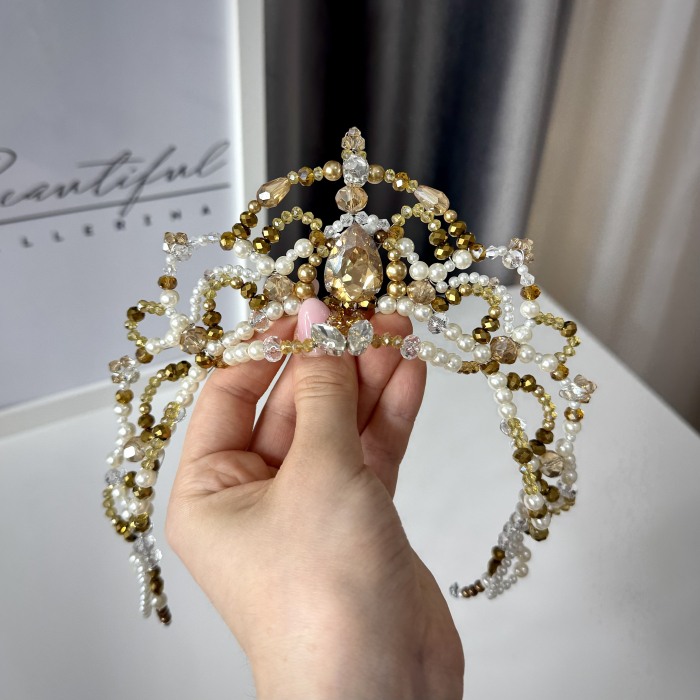Tiara - gold & white - Raymonda [8]