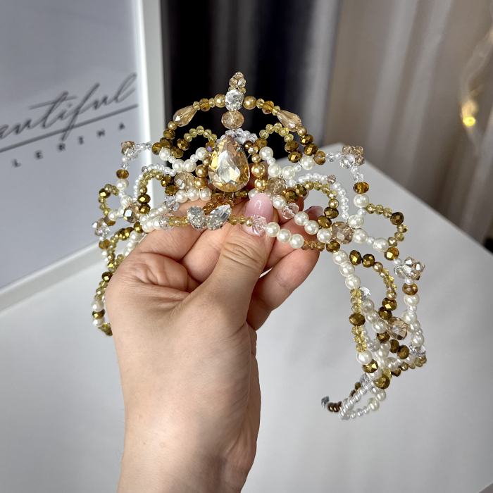 Tiara - gold & white - Raymonda [2]