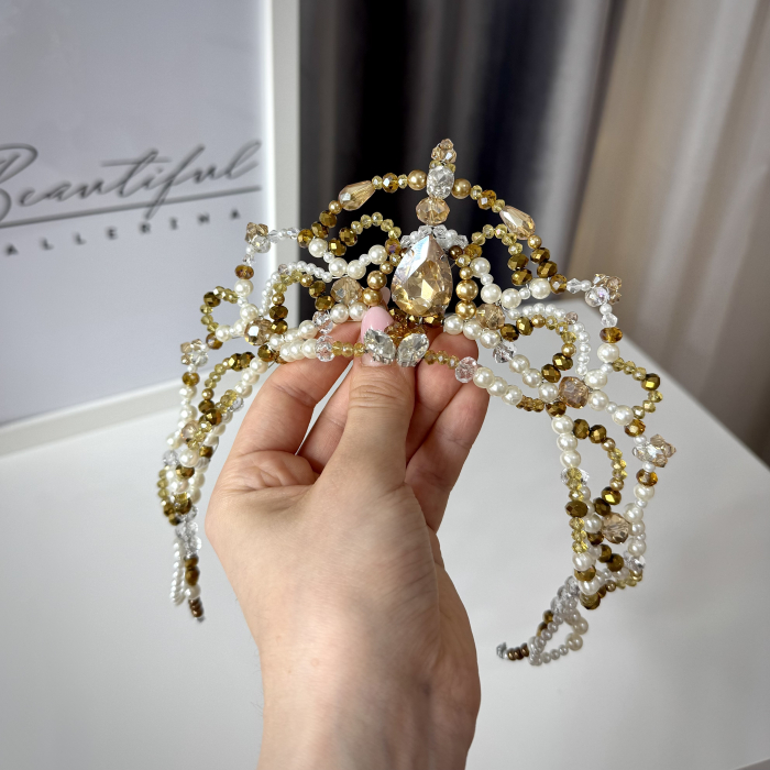 Tiara - gold & white - Raymonda [4]