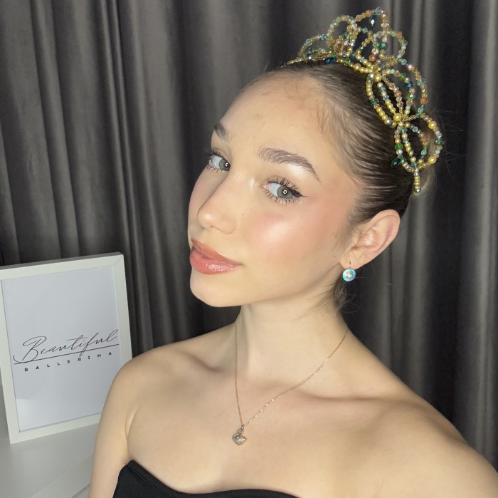 Tiara - green & gold - Esmeralda [9]
