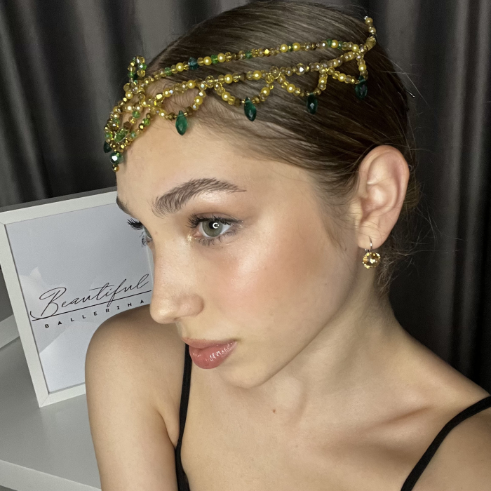 Tiara green & gold - Esmeralda [4]