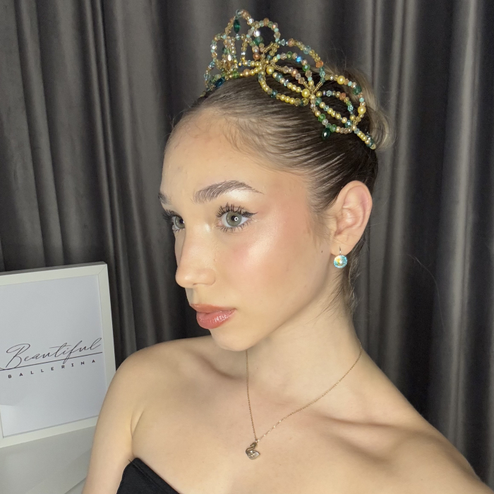 Tiara - green & gold - Esmeralda [3]