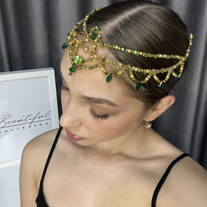 Tiara green & gold - Esmeralda [7]