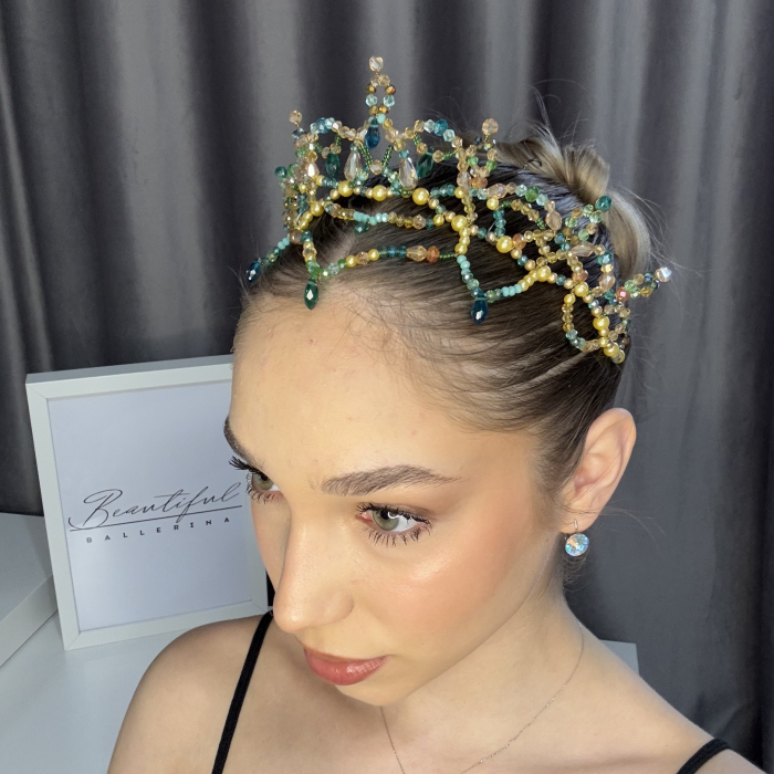 Tiara - green & gold - Le Corsaire [2]