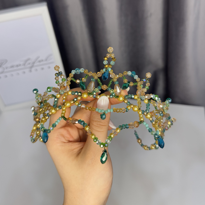 Tiara - green & gold - Le Corsaire [9]