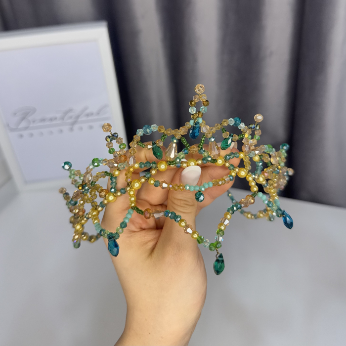 Tiara - green & gold - Le Corsaire [8]