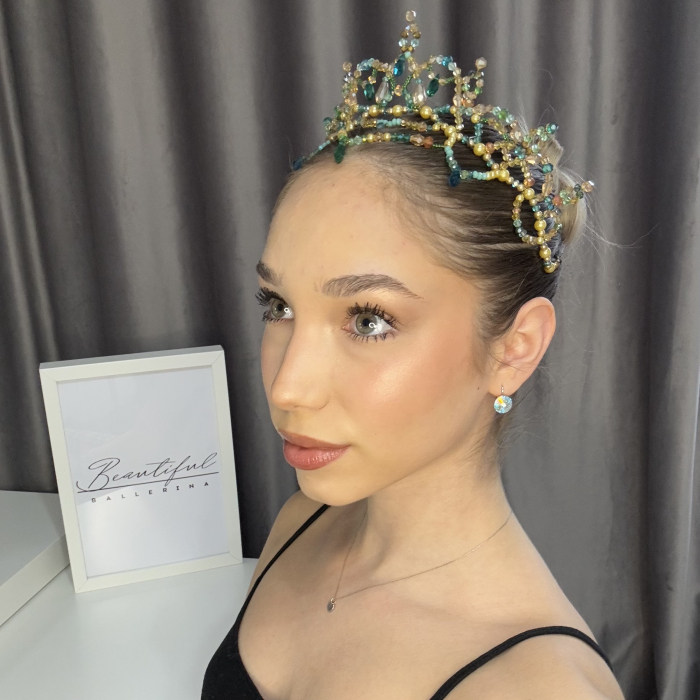 Tiara - green & gold - Le Corsaire [12]