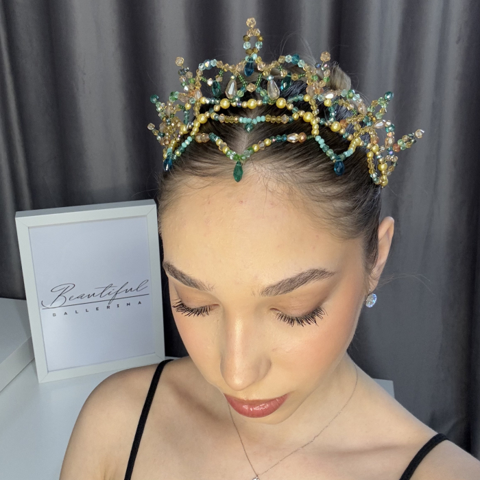 Tiara - green & gold - Le Corsaire [11]
