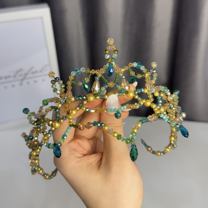 Tiara - green & gold - Le Corsaire [3]
