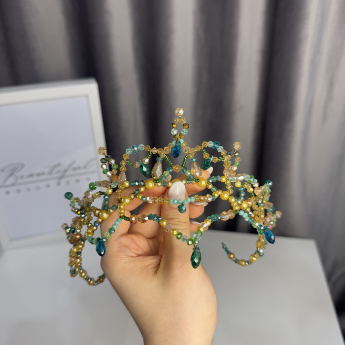 Tiara - green & gold - Le Corsaire [4]