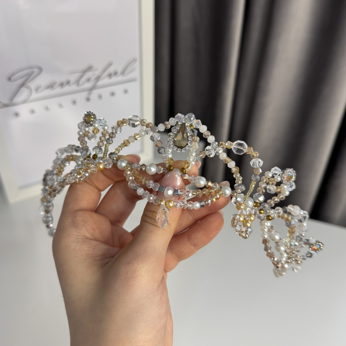 Tiara Model - Etoile - white & gold - Diamond Fairy [2]