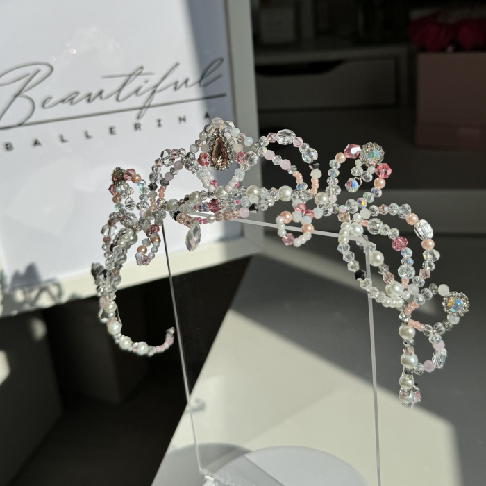 Tiara Model - Etoile - white & light pink - Aurora [11]