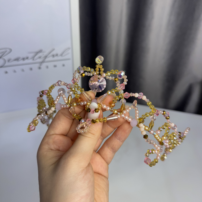 Tiara - pink & gold - Sugar Plum Fairy [4]