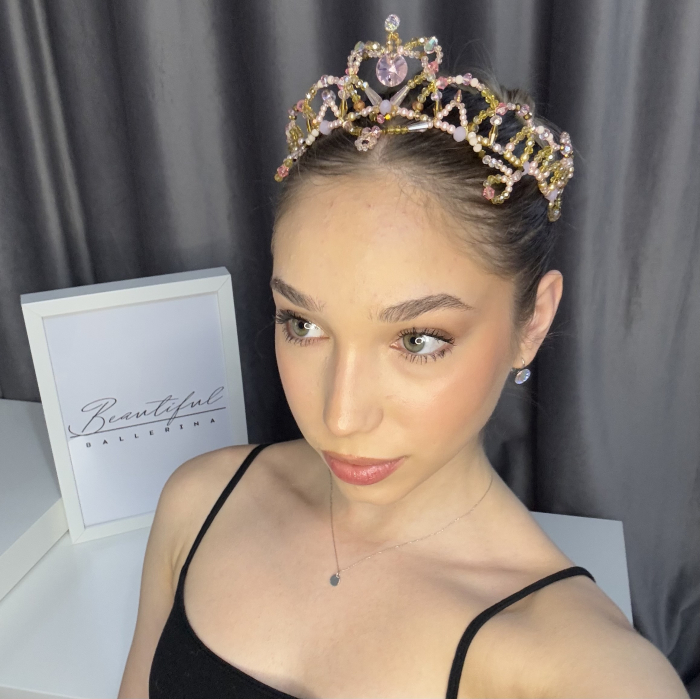 Tiara - pink & gold - Sugar Plum Fairy [9]