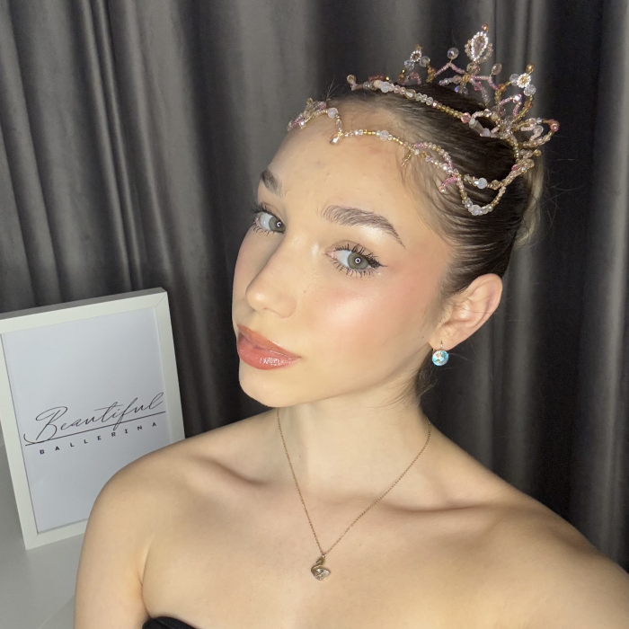 Tiara - pink , white , gold - Le Corsaire [9]