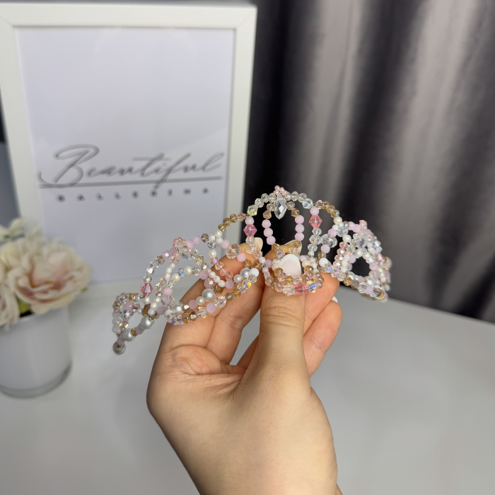 Tiara - pink , white & gold - Princess [3]