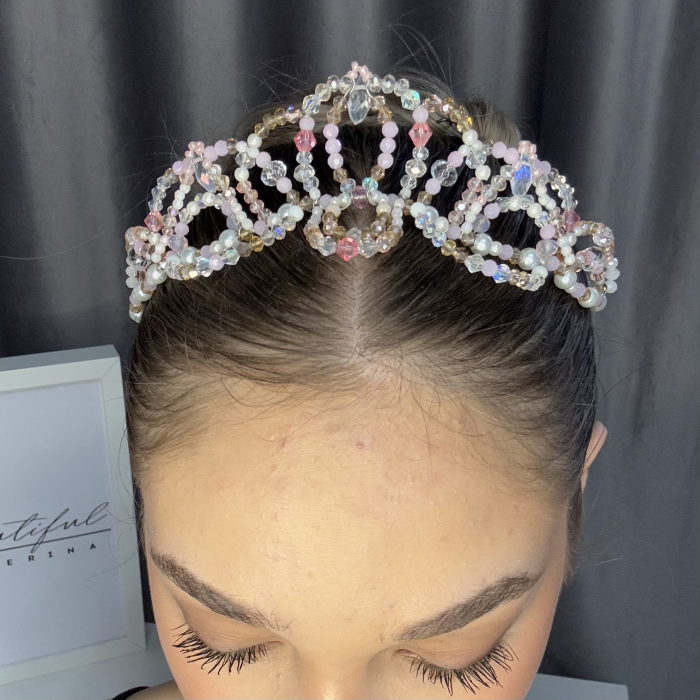 Tiara - pink , white & gold - Princess [5]