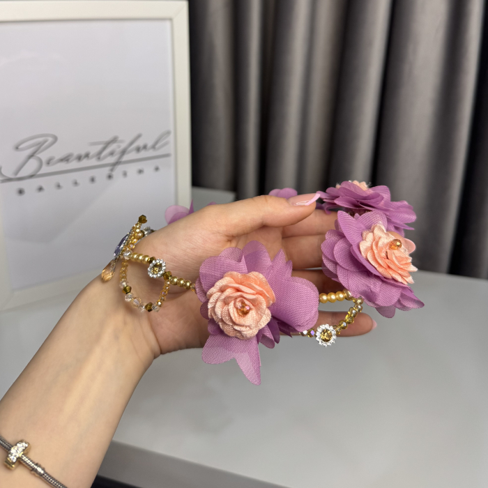 Tiara purple, pink, gold - Cupid [3]