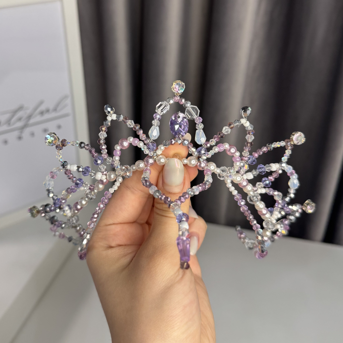 Tiara - purple & white - Medora [1]