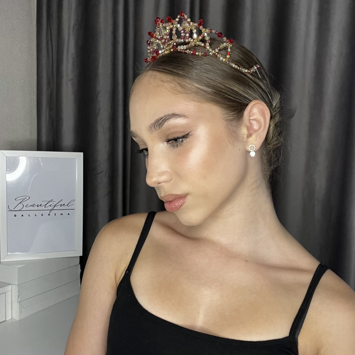 Tiara - red & gold - Pas d Esclave [11]