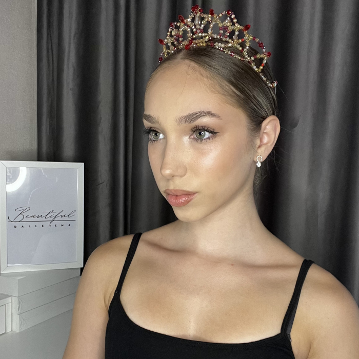 Tiara - red & gold - Pas d Esclave [6]