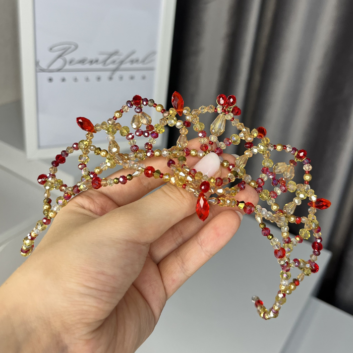 Tiara - red & gold - Pas d Esclave [9]