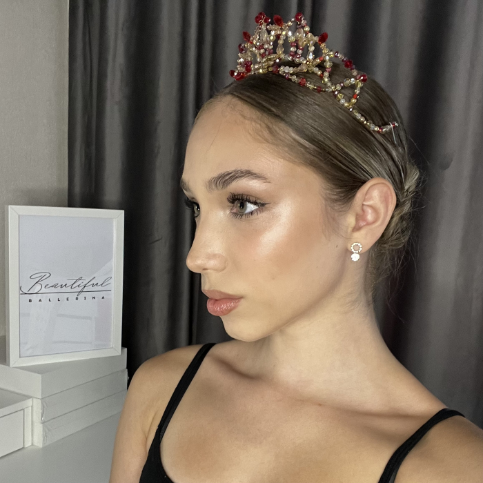 Tiara - red & gold - Pas d Esclave [3]