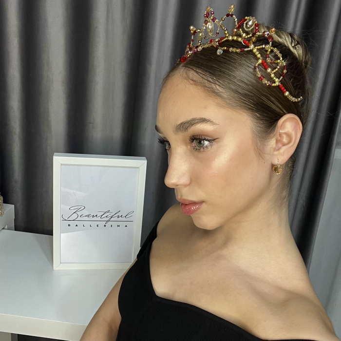 Tiara red & gold - Pas D’esclave - Gulnara [5]