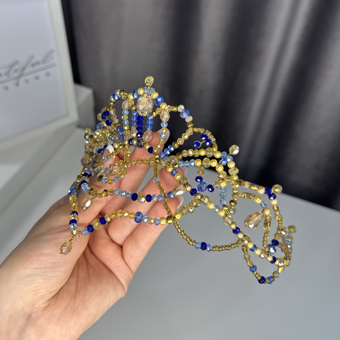 Tiara - royal blue & gold - Gamzatti [4]