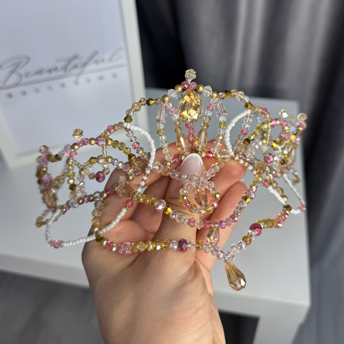 Tiara pink, gold & white - Medora - Le Corsaire [4]