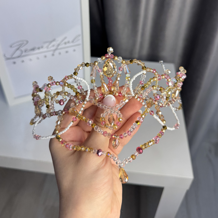 Tiara pink, gold & white - Medora - Le Corsaire [6]