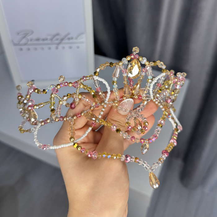 Tiara pink, gold & white - Medora - Le Corsaire [2]