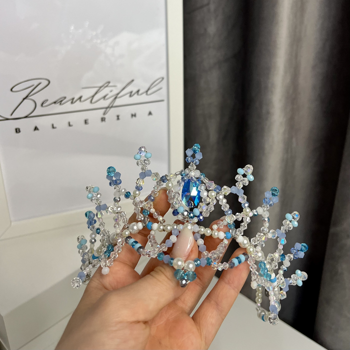 Tiara white & blue - Blue Bird [3]
