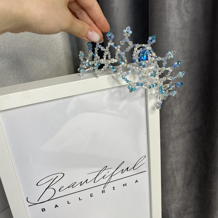 Tiara white & blue - Blue Bird [4]