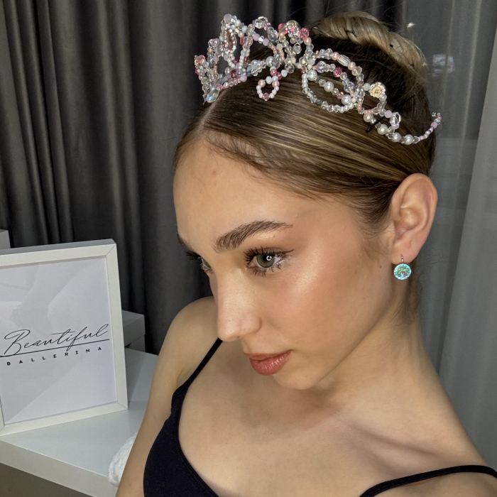 Tiara Model - Etoile - white & light pink - Aurora [9]